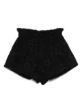 A Paper Kid corded-lace shorts - Black