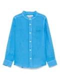 MC2 Saint Barth Kids linen shirt - Blue
