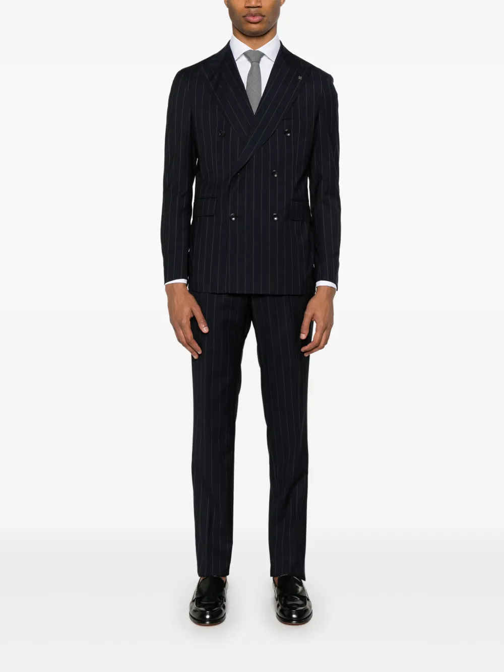 Tagliatore pinstriped suit | Double  Breasted Suits | Image 2