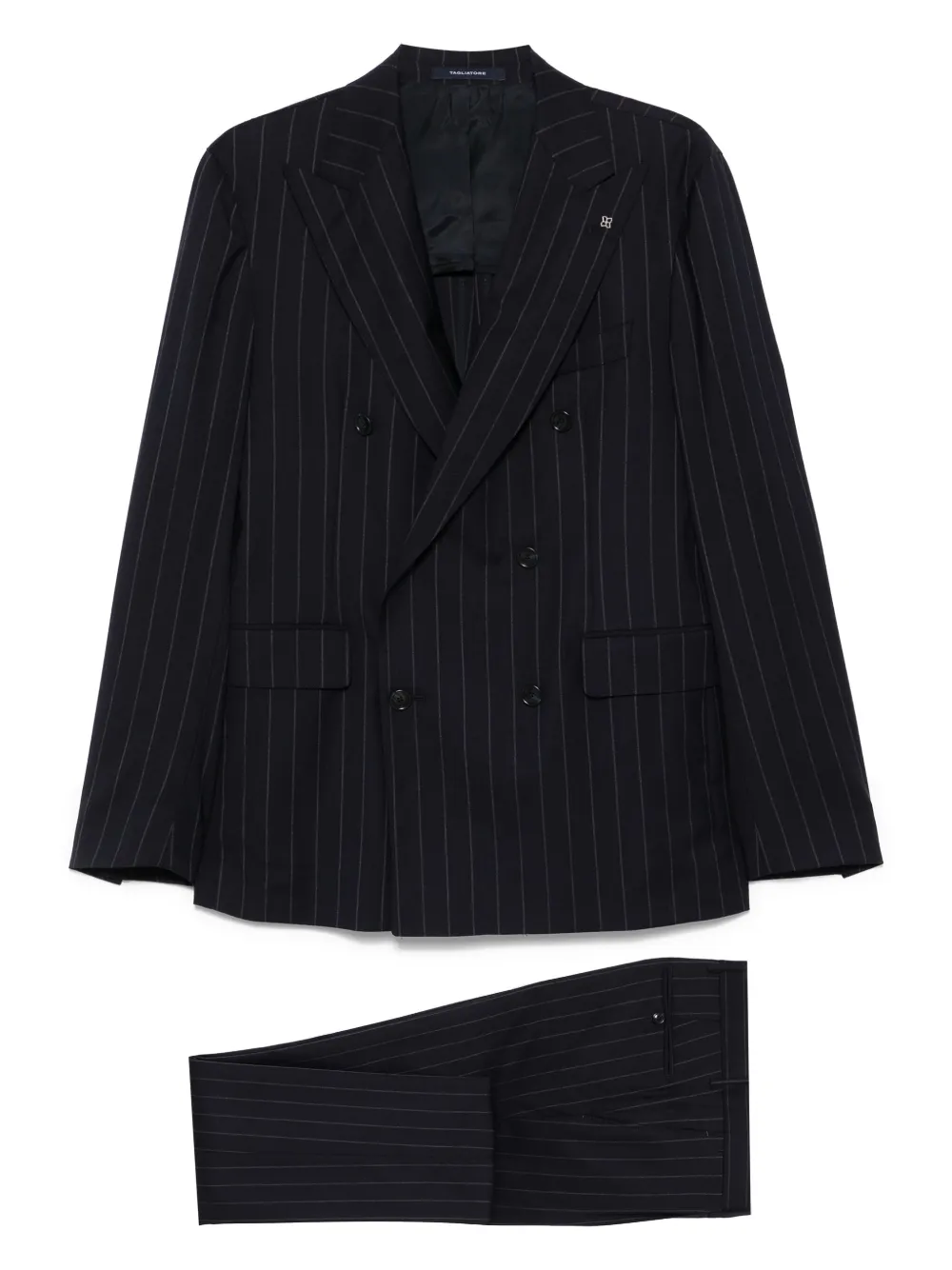 Tagliatore pinstriped suit | Blue | Image 1