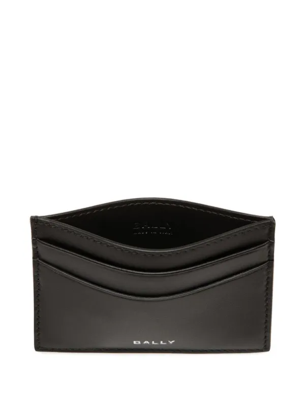 BALLY ブラック レザー カードケース 新品同様 BALLYブラックレザー