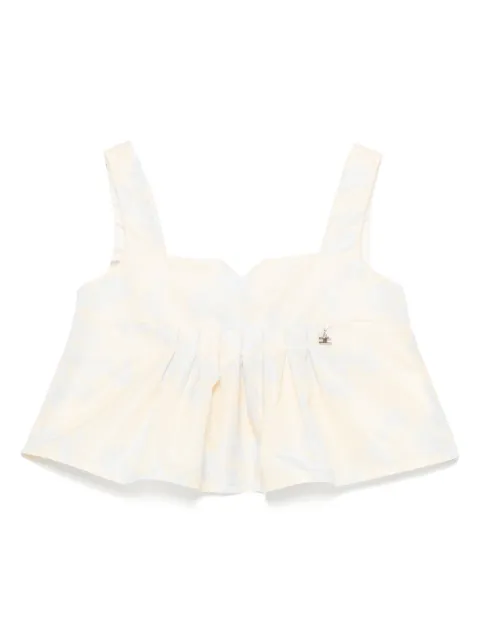 Elisabetta Franchi La Mia Bambina top con estampado floral