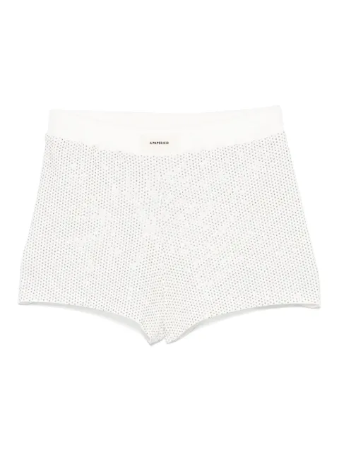 A Paper Kid shorts con detalles de cristal