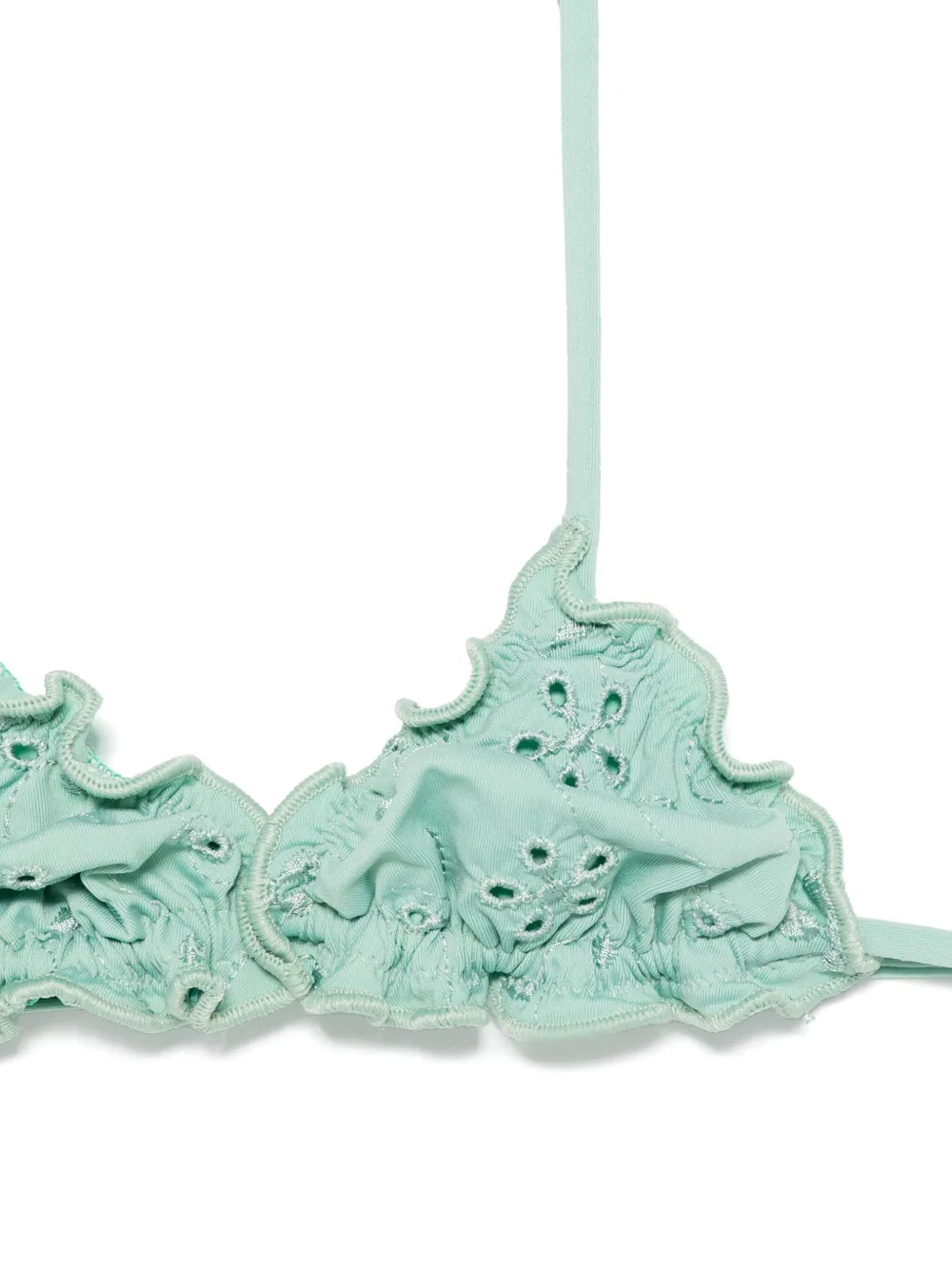 MC2 Saint Barth Kids floral-embroidered bikini top | Bikinis & Tankinis | Image 2