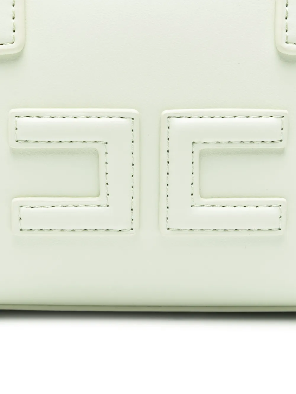 Elisabetta Franchi La Mia Bambina Shopper met logopatch Groen