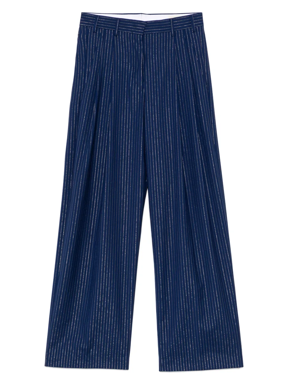 A Paper Kid Hose mit Nadelstreifen | Blau | Image 1