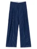 A Paper Kid pinstriped trousers - Blue