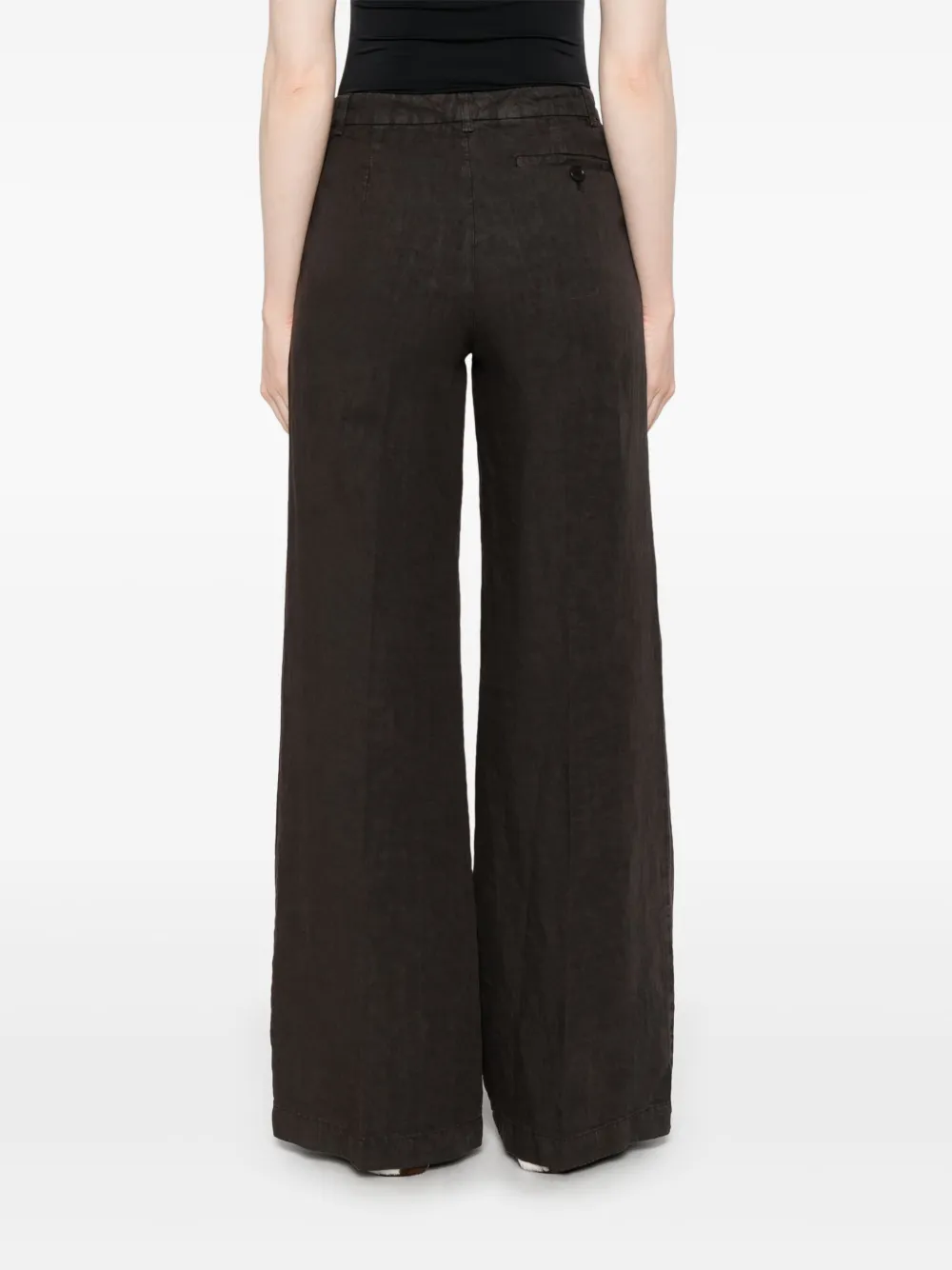 ASPESI Linnen broek Bruin