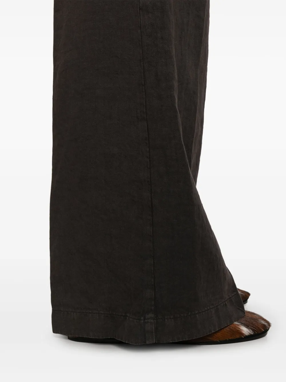ASPESI Linnen broek Bruin