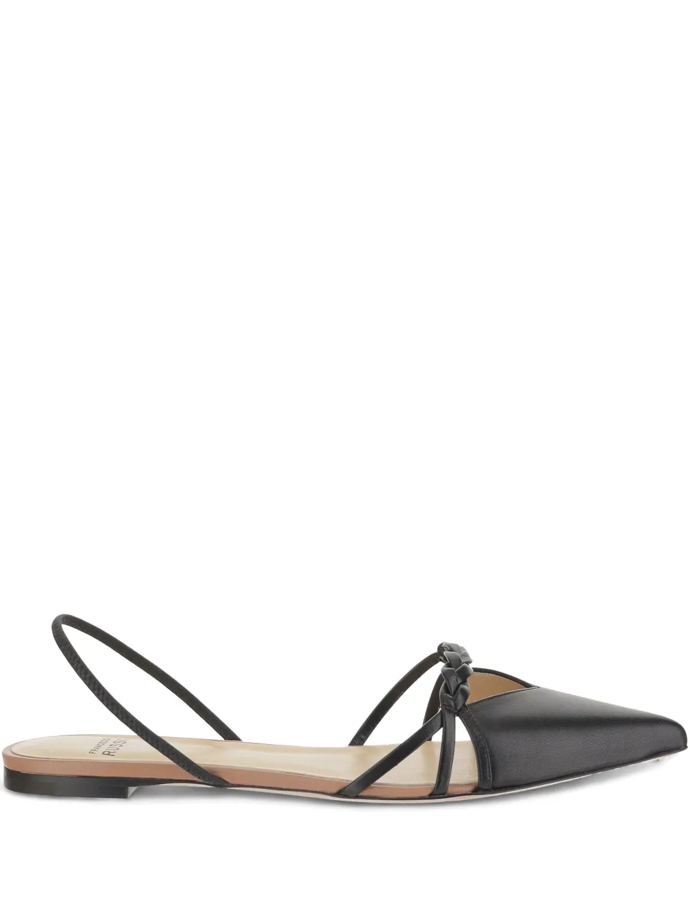 Francesco Russo Slingback Sandals In Schwarz