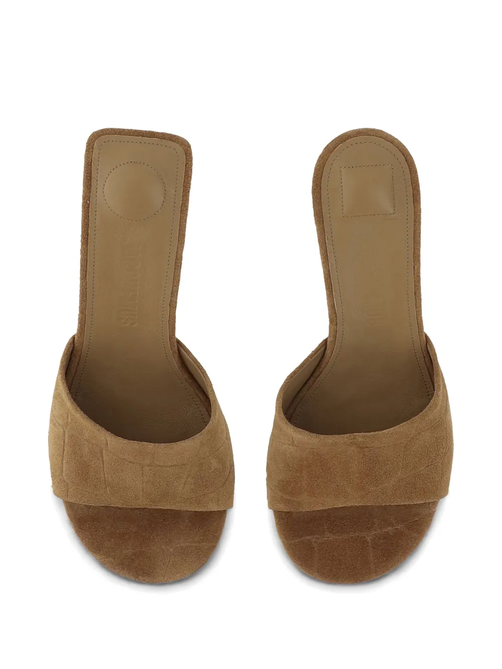 Jacquemus suede mules Brown