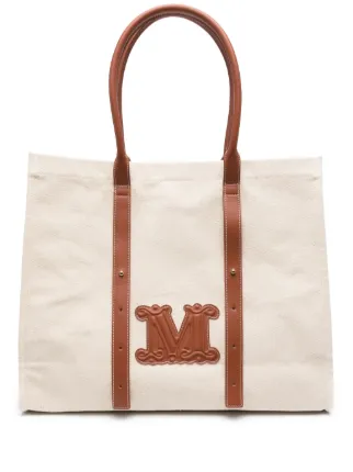 Max Mara Medium Brava Beach Tote Bag | Neutrals | FARFETCH