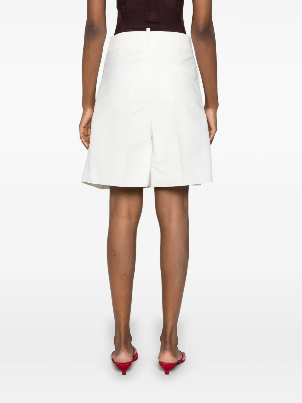 Victoria Beckham Formele shorts Wit