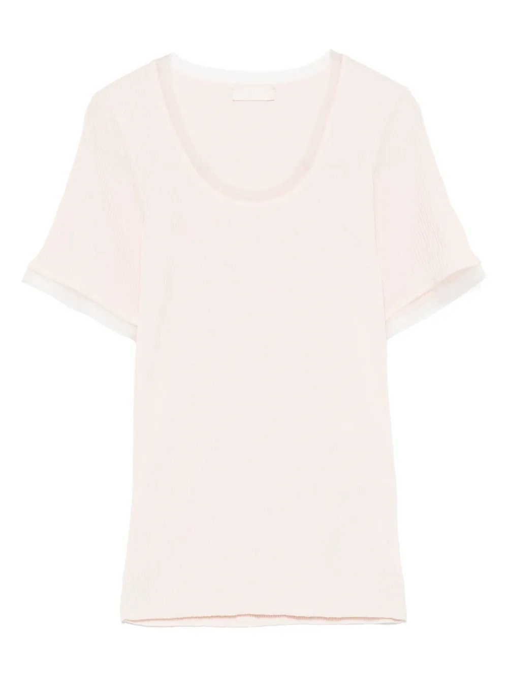 LIU JO playera con aplique de tul | rosado | Image 1