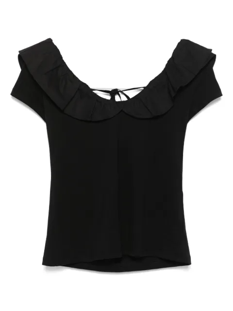 LIU JO ruffled cotton T-shirt