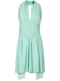LIU JO draped mini dress - Green