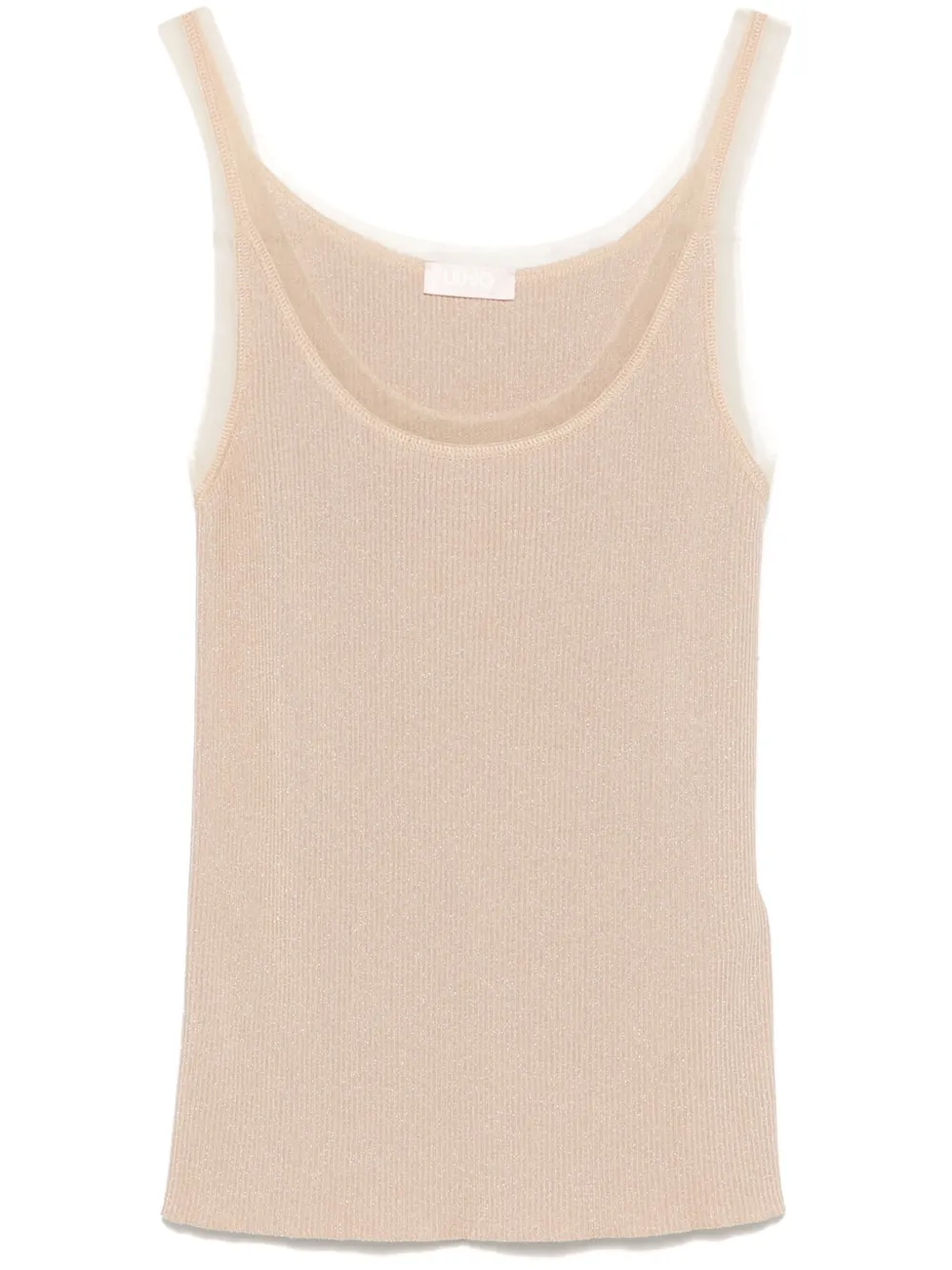 LIU JO Gebreide tanktop Beige