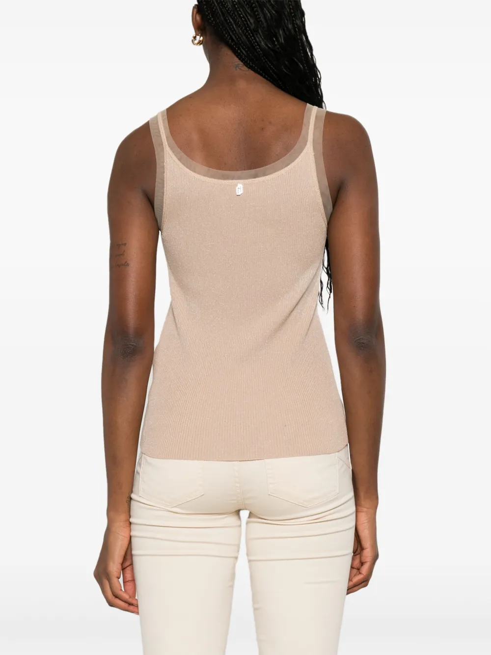 LIU JO Gebreide tanktop Beige
