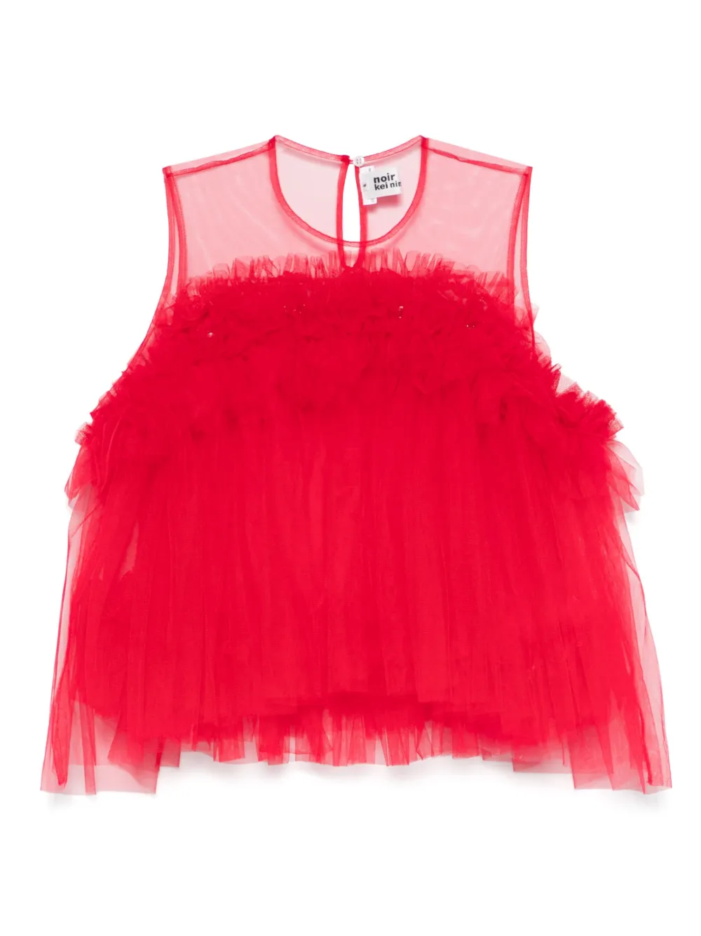 NOIR KEI NINOMIYA RUFFLED TOP