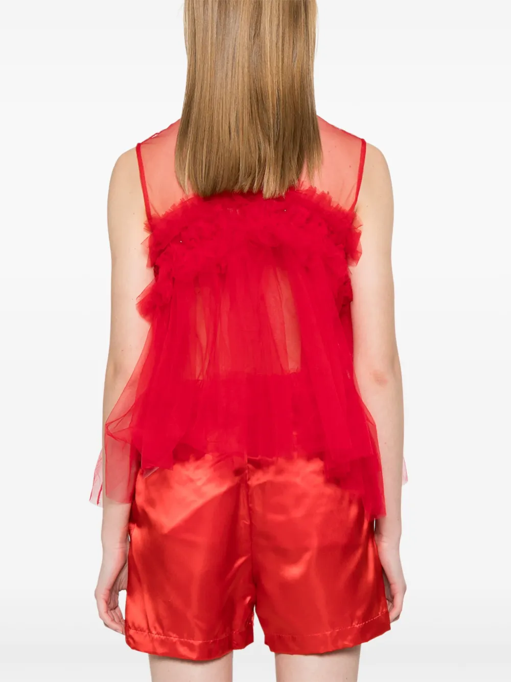 NOIR KEI NINOMIYA RUFFLED TOP