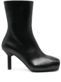 ALAINPAUL 75mm leather boots - Black