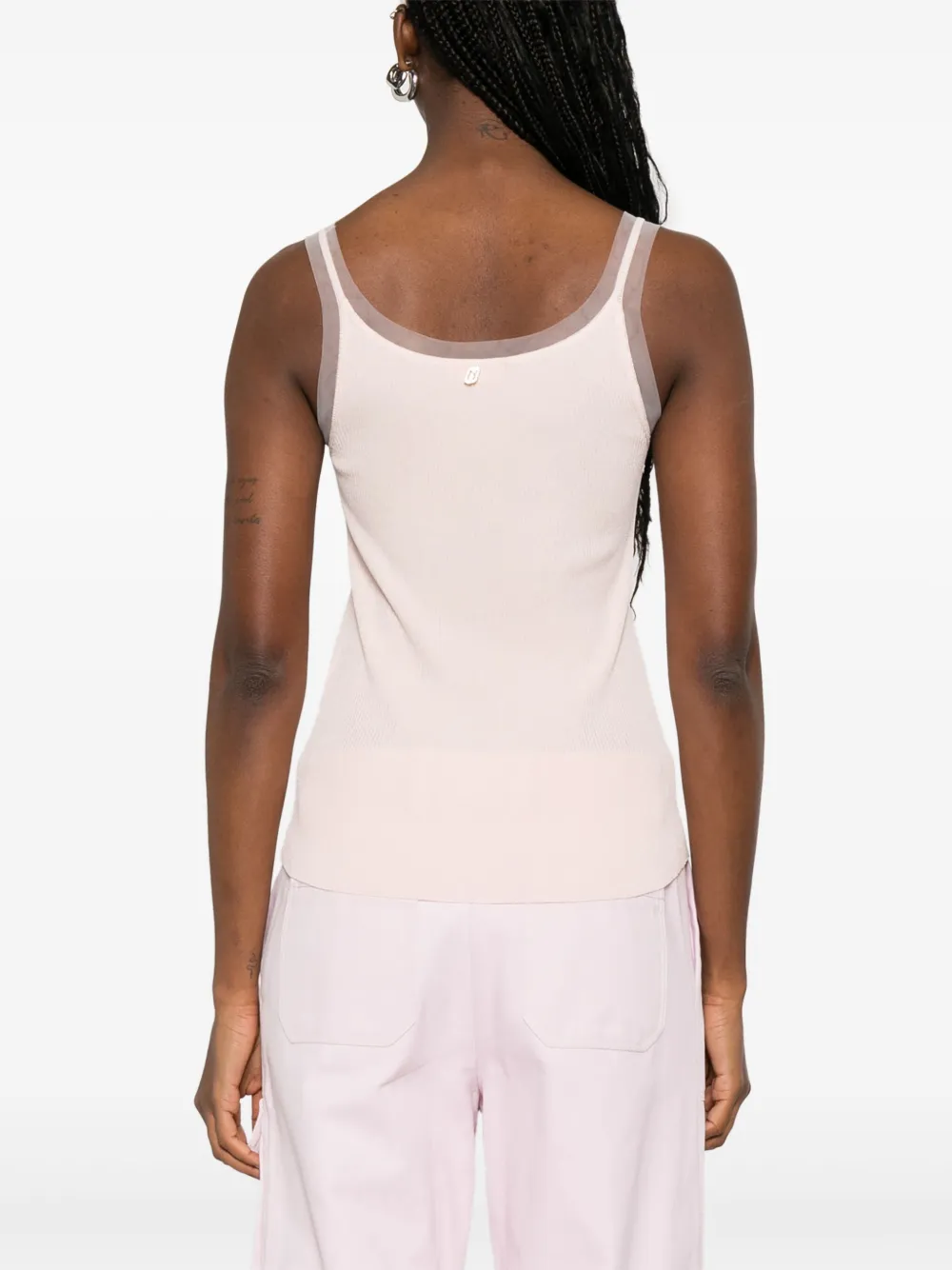 LIU JO Gebreide tanktop Roze
