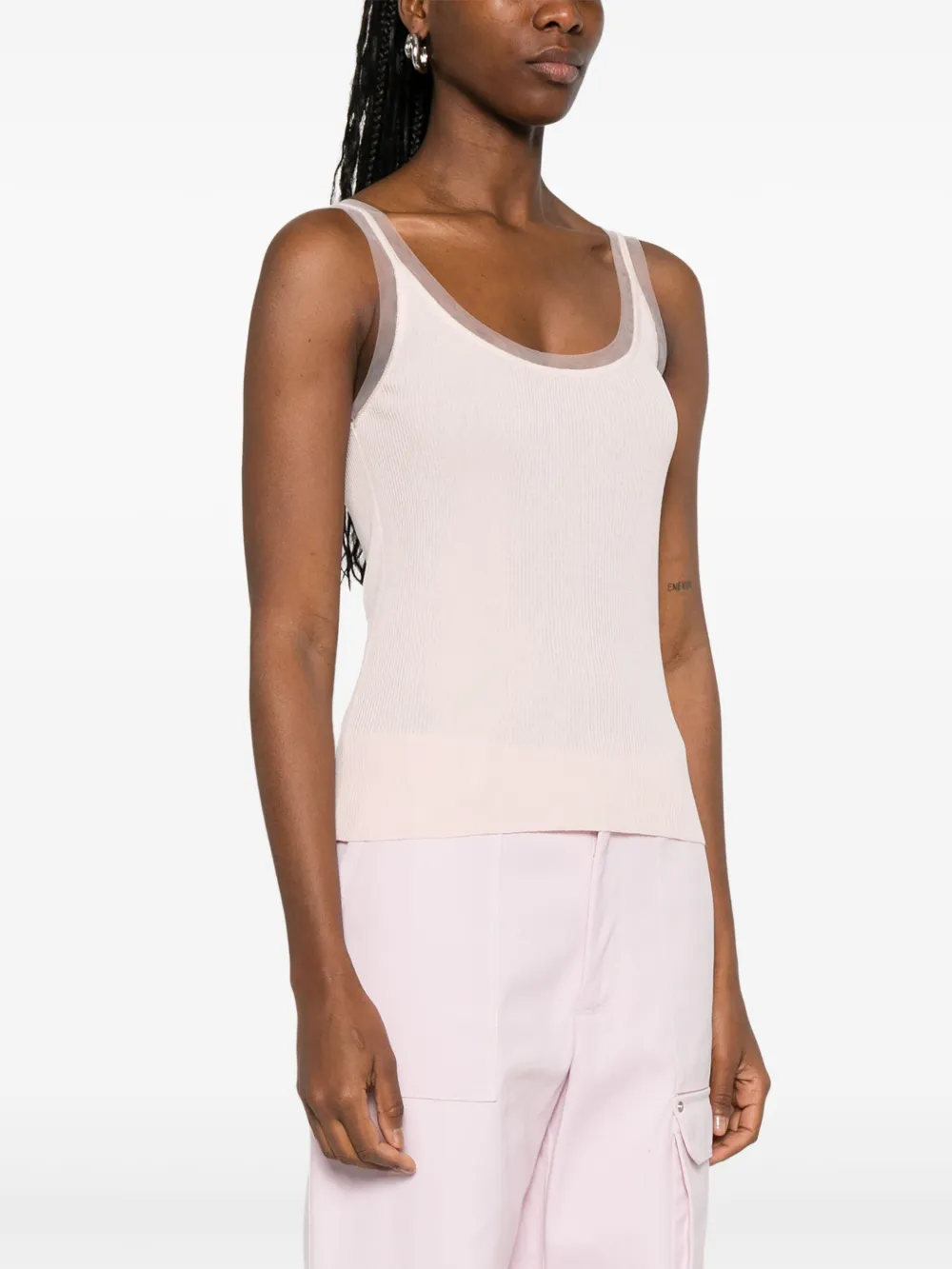LIU JO Gebreide tanktop Roze