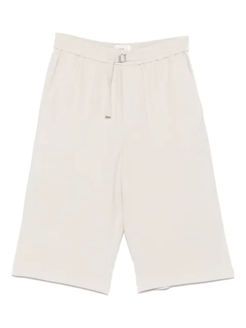 AMI Paris logo-plaque shorts