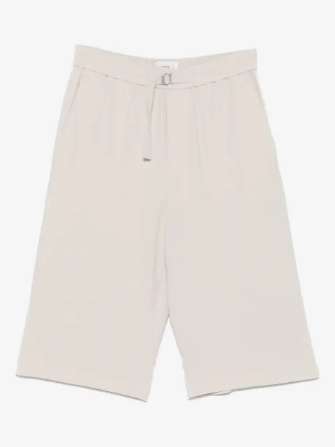 AMI Paris logo-plaque shorts