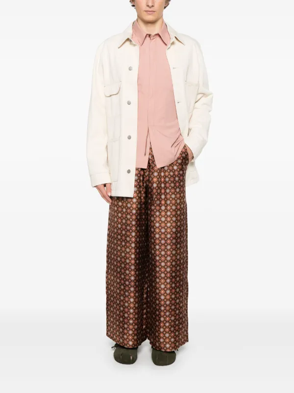 Pierre-Louis Mascia Aloe Trousers | Brown | FARFETCH