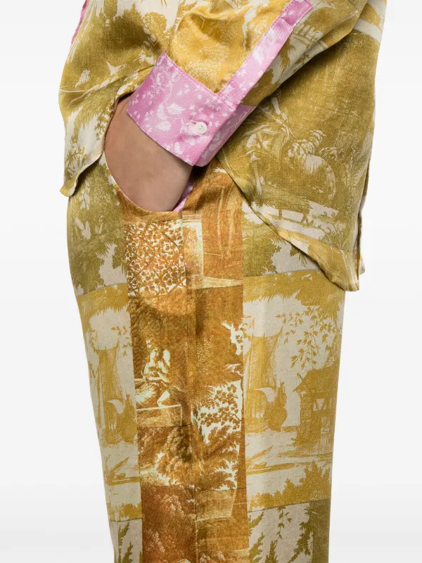 Pierre-Louis Mascia Aloe Trousers | Yellow | FARFETCH
