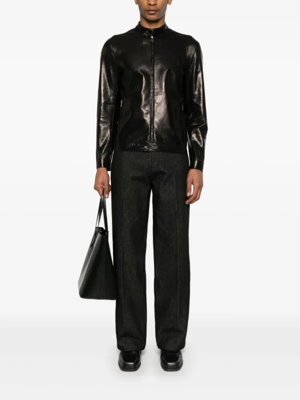 Salvatore Santoro レザージャケット | ブラック | FARFETCH JP