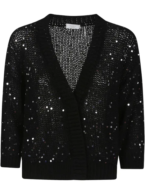 Peserico sequin-embellished cardigan