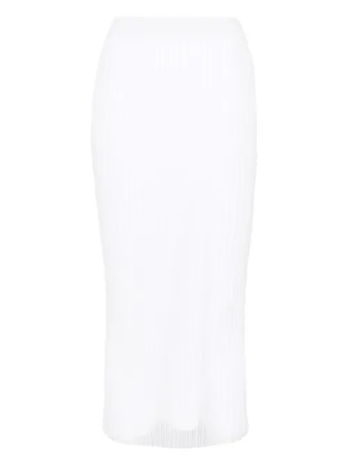 Jupe mi-longue à design nervuré - Sportmax - Modalova