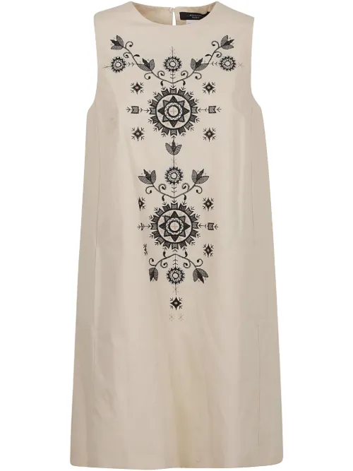 Robe sans manches à broderies - Weekend Max Mara - Modalova