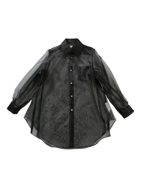 Comme Des Garçons semi-sheer shirt