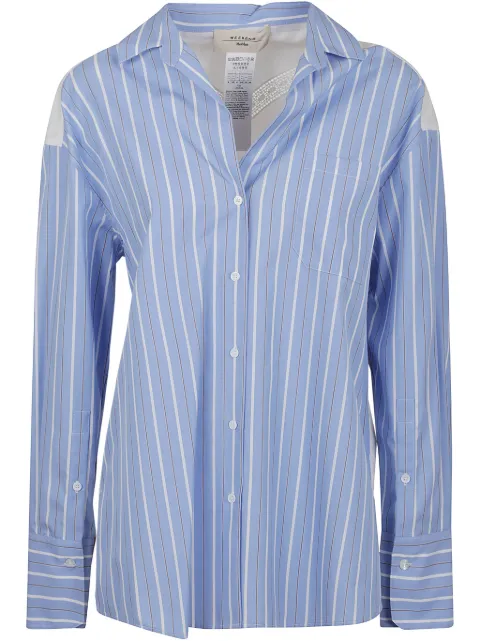 Weekend Max Mara striped embroidered shirt
