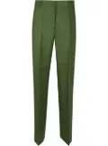 Weekend Max Mara tailored straight trousers - Green
