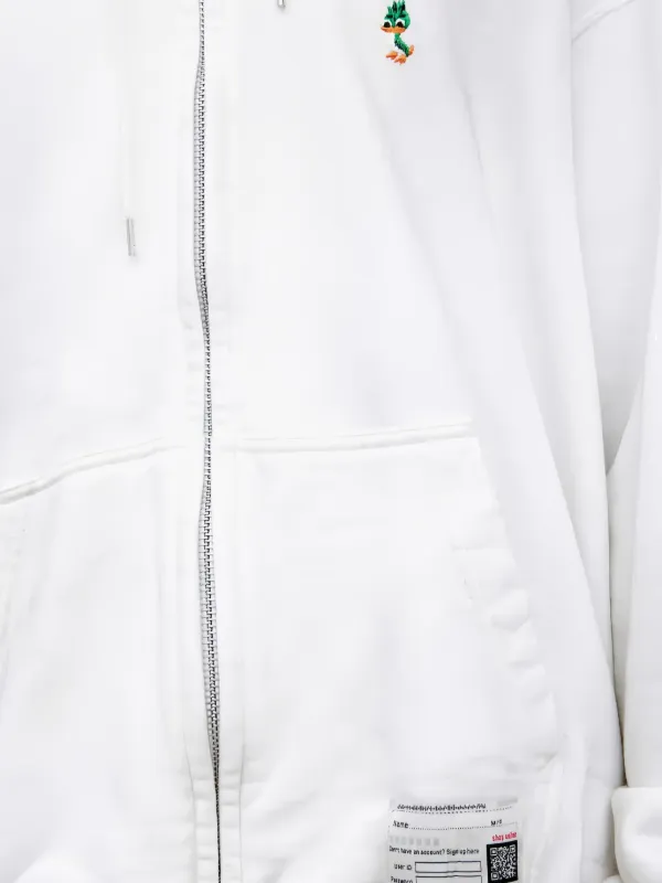 Maison MIHARA YASUHIRO ジップアップ パーカー | ホワイト | FARFETCH JP