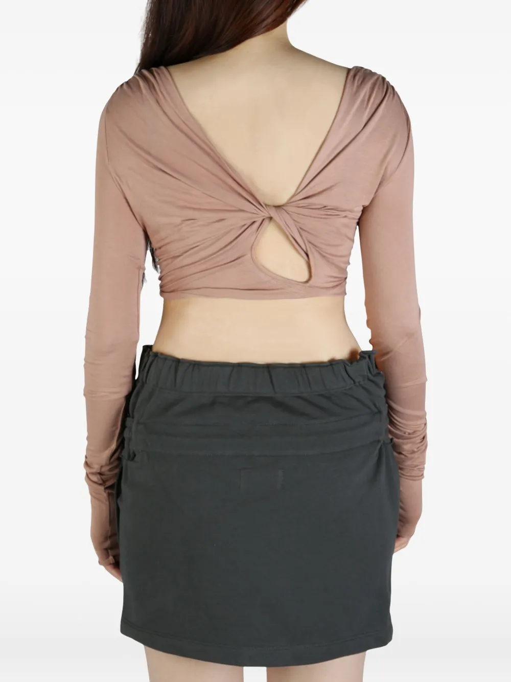 Rick Owens Lilies draped top Beige