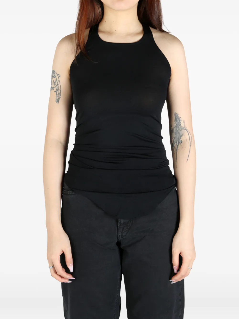 Rick Owens Lilies sleeveless top Zwart