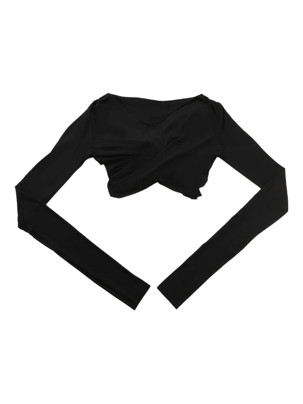 Rick Owens Lilies open-back cropped top | negro | Image 1