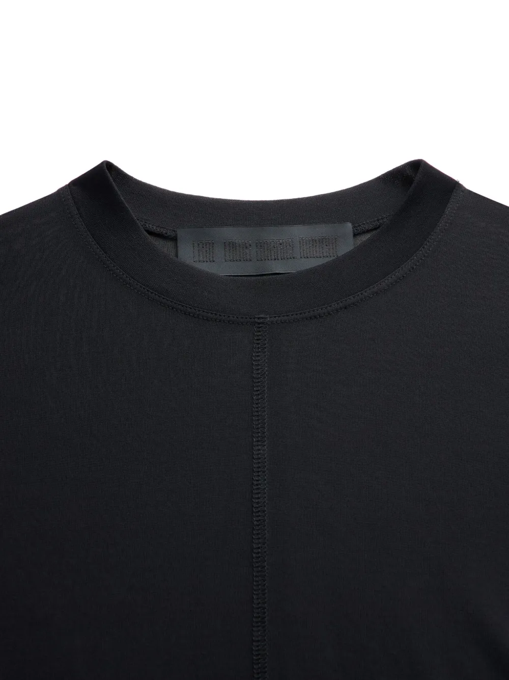 LGN LOUIS GABRIEL NOUCHI Doorzichtig T-shirt Zwart