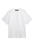 LGN LOUIS GABRIEL NOUCHI asymmetrical split-detail T-shirt - White
