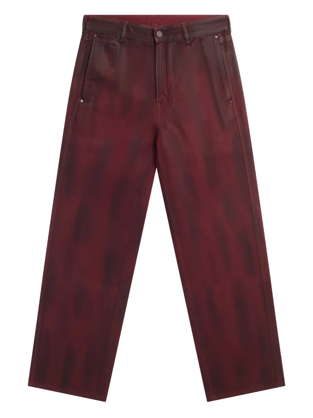 LGN  LOUIS GABRIEL NOUCHI  painted-effect jeans | Red | Image 1
