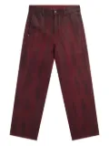 LGN LOUIS GABRIEL NOUCHI painted-effect jeans - Red
