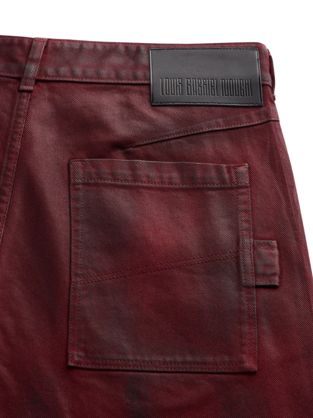 LGN LOUIS GABRIEL NOUCHI Jeans met geverfd effect Rood