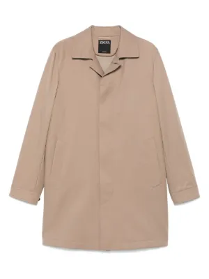 Acne Studios ウールブレンド シングルコート | ブラウン | FARFETCH JP