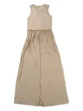 Uma Wang jersey midi dress - Neutrals