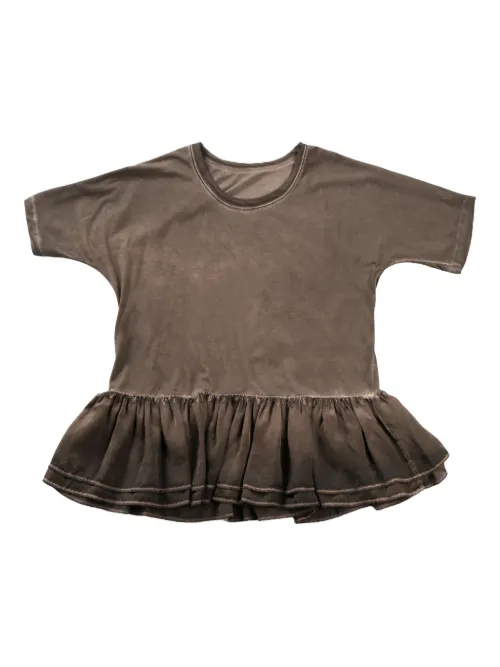 Uma Wang peplum T-shirt - Marron - Uma Wang - Modalova